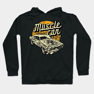 muscle car Hoodie